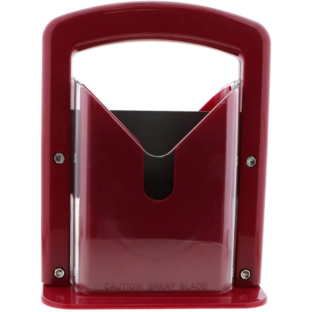 Slyce Bagel Slicer, Bagel Guillotine Cutter with Safety Shield and