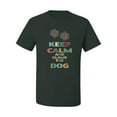 thumbnail image 2 of Keep Calm And Blame The Dog Dog Lover Men's Graphic T-Shirt, Forest Green, Medium, 2 of 3