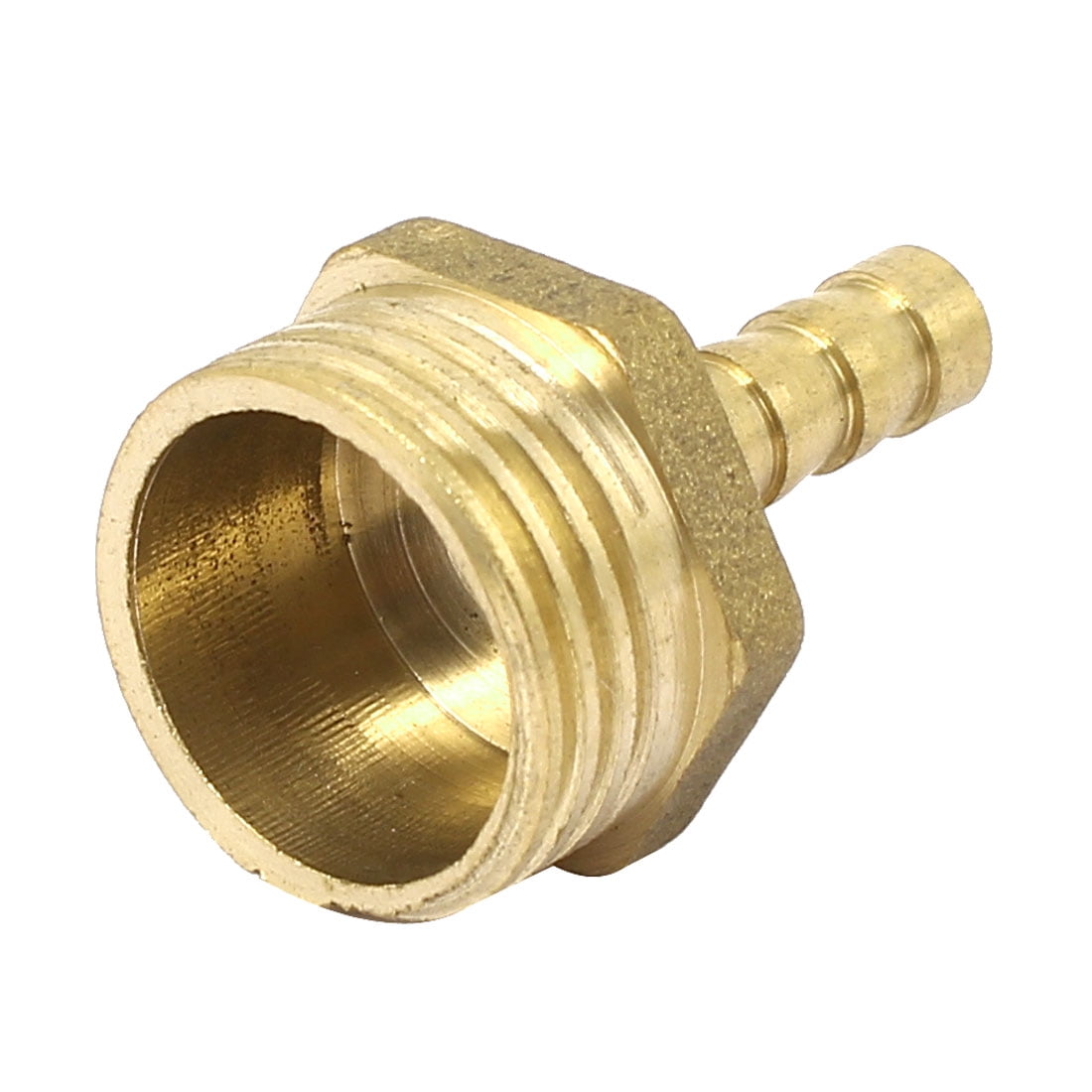 1/2 BSP Male Thread 6mm Barb Hose Tubing Fitting Connector Adapter Gold