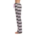 thumbnail image 2 of #followme Silky Fleece Buffalo Plaid Pajama Pants for Women (Sheep Fairisle, Medium), 2 of 3