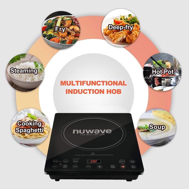 NuWave PIC Pro Chef 1800w Portable Induction Cooktop , NSF-Certified,  Commercial-Grade Induction Cooktop - Walmart.com