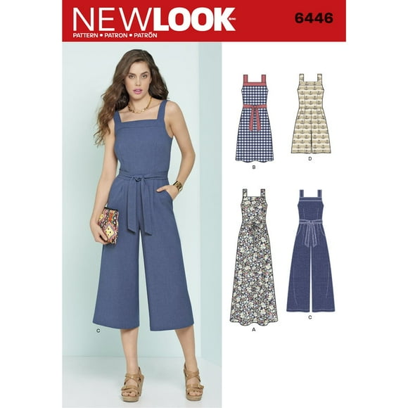 NEW LOOK Motifs Combinaisons et Robes (6-8-10-12-14-16-18) 6446