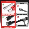 thumbnail image 6 of Pressure Washer Gun and Hose Kit, 25FT High Pressure Power Washer Hose with Spray Gun, Wand Extension, 5 Nozzle Tips, M22-14mm Fittings, 3600 PSI, 6 of 7