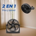 thumbnail image 4 of Narvik Ventilador de 20 pulgadas 2 en 1: Piso y Pared 130 watts Silencioso con Aspas Plásticas, Modelo NA2020, 4 of 16