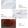 thumbnail image 5 of SKYSONIC 2 PCS Christmas Red Balls Hand Towels with Hanging Loop for Bathroom and Kitchen, Hanging Band Towel - Xmas New Year Star Kitchen Dish Cloth and Bathroom Hand Towels Set , 12"x17", 5 of 6