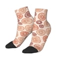 thumbnail image 2 of Bingfone Mushrooms2 Design Patterned Men'S Women'S Casual Cotton Socks, 2 of 9