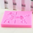 thumbnail image 3 of 6x Novedad Caballo Carrusel Molde de Silicona Fondant Pastel Molde DIY Herramienta para Hornear 2 piezas, 3 of 9