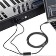 thumbnail image 2 of MIDI to USB C Type C Cable USB MIDI Converter with Indicator Light for Electronic Organ Computer, 2 of 5