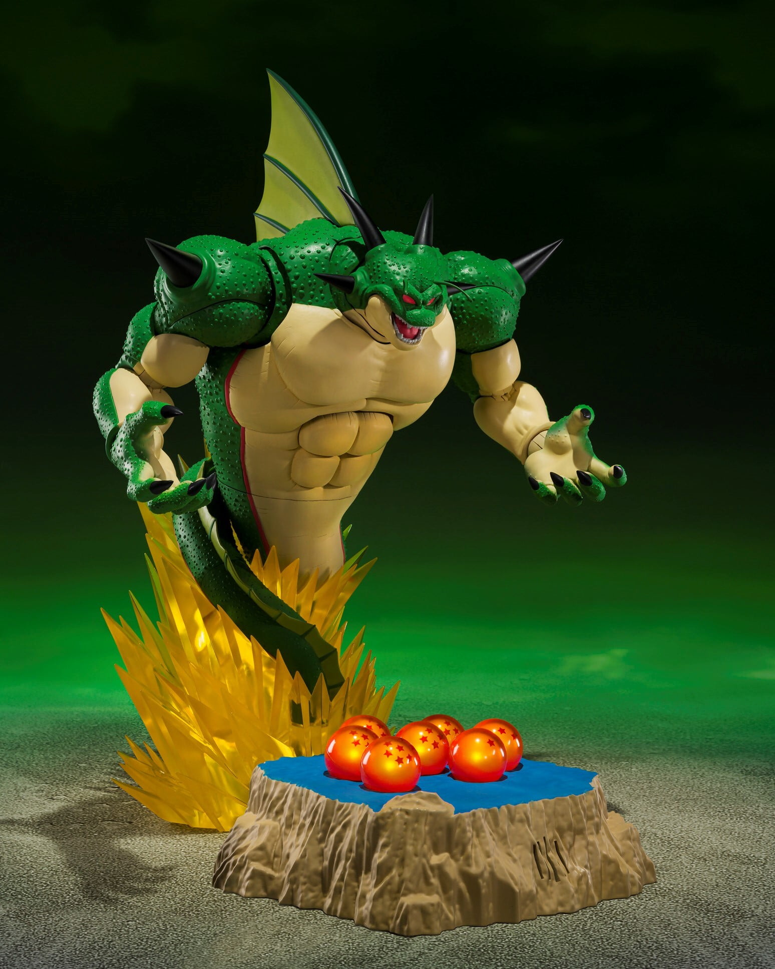 Bandai S.H. Figuarts Dragon Ball Z: Porunga & Dende Action Figure, with Detachable Parts (11")