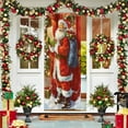 thumbnail image 4 of LmnLft Santa Claus Christmas Door Curtain, 90x180cm Holiday Door Hanging Banner for Festive Party Decoration, 4 of 6
