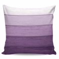 thumbnail image 2 of Purple Ombre Throw Pillow Covers, Soft Pillowcases with Invisible Zipper, Farmhouse Vintage Wooden Striped Decorative Square Pillow Cushion Covers for Living Room Couch Sofa Bed 20x20 Inches, 2 of 8