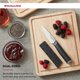 thumbnail image 4 of Tabla de cortar KitchenAid Classic Rubberwood 20x25 cm, 4 of 9