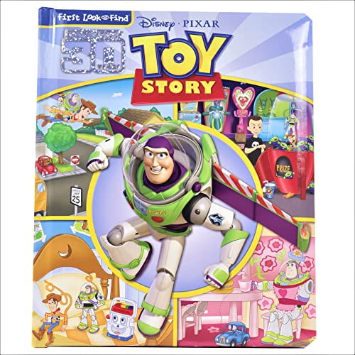 Pre-Owned Disney Pixar Toy Story Buzz Lightyear, Woody, and More! - First Look and Find Activity Book - PI Kids