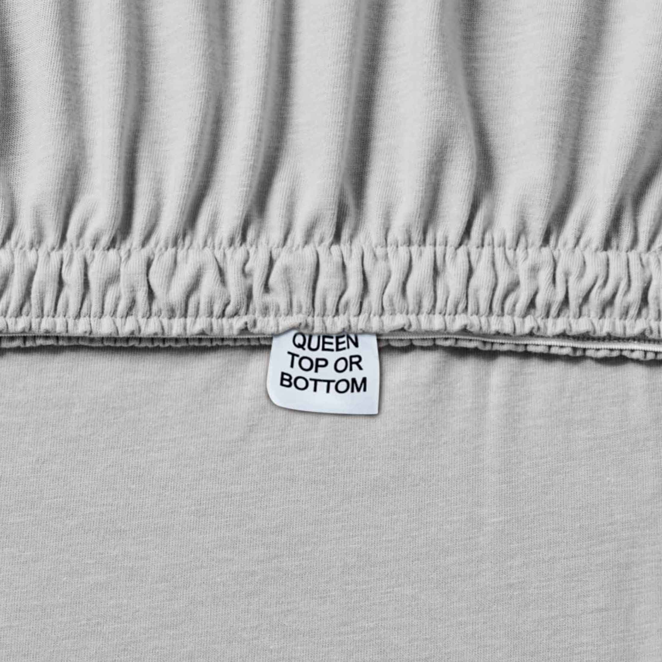 Better Homes & Gardens 4-Piece Soft Silver Adult Jersey Sheet Set, Full