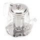 thumbnail image 1 of Tetera De Vidrio De 1200Ml, Tetera De Vidrio De Borosilicato Transparente, Tetera Resistente A Altas Temperaturas Con Filtro Infusor De Residuos De Té Methold HA019367-00, 1 of 7