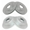 thumbnail image 2 of TRQ Front & Rear Performance Brake Rotors Set Premium G-Coated Fits Select 1991 BMW 318i 1984-1987 325e 1987-1991 325i 1987-1990 325is, 2 of 6