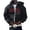 A-Black686, variant on XIAOCHA Men's Los Angeles California Print Full Zip Hoodie Oversized Long Sleeve Hooded Sweatshirt With Kangaroo Pocket Retro Casual Hoodies