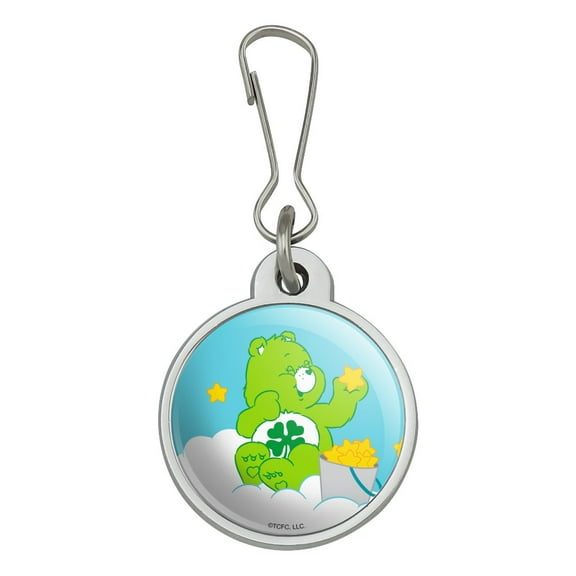 Care Bears Good Luck Bear Jacket Handbag Purse Luggage Backpack Zipper Pull Charm