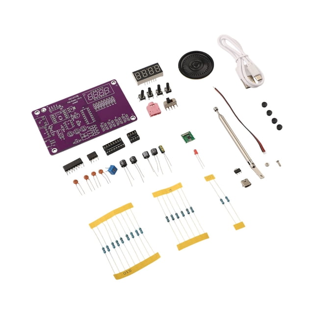 Kit Récepteur Radio Fm Kit de Soudure Électronique Diy Module Radio 87-108 Mhz Sans Boîtier Mingyqi