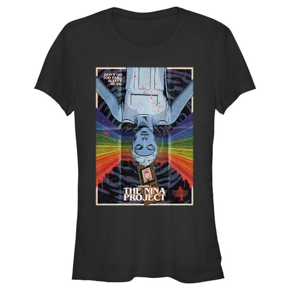 Netflix Junior's Stranger Things Retro Nina Project Poster Graphic T-Shirt