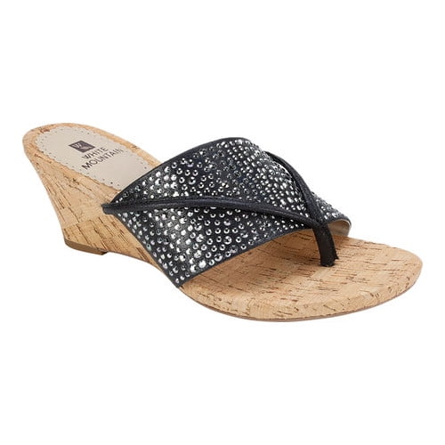 white mountain sparkle sandals