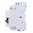 thumbnail image 4 of Contactor De Ca Doméstico Interruptor Equipo Eléctrico Contactor Interruptor De Control Manual Hogar AC Contactor Switch BCH8-16M Con Función Manual 2P16A 24V1NO 1NC LHCER 1NA 1NC, 4 of 8