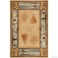 thumbnail image 2 of Allstar African Contours Collection Prints Area Rug (5' 2" x 7' 1"), 2 of 7
