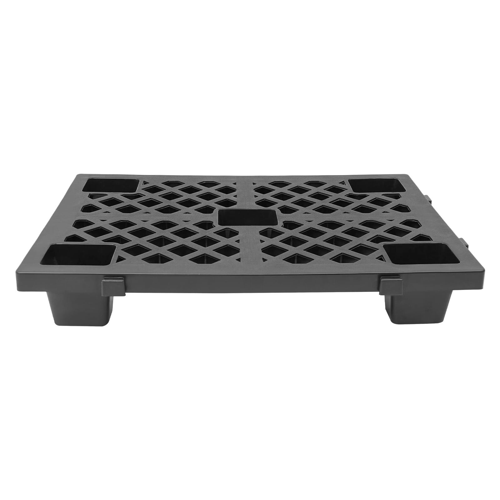 6 Pcs Moisture-Proof Plastic Pallets Stackable Interlocking Storage Pallets 60*40*10cm for Warehouses, Factories, Logistics Centers