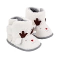 thumbnail image 2 of SPRING PARK Unisex Newborn Cartoon Deer Cotton Booties Non-Slip Sole for Toddler Boys Girls Infant Winter Warm Fleece Cozy Socks Shoes, 2 of 6