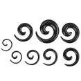 thumbnail image 3 of 8 Pcs Piercing Kit Ear Stretching Piercing Set Acrylic Spiral Ear Jewelry Ear Spacers, 3 of 4