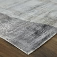 thumbnail image 3 of Feizy Emory Modern Abstract, Gray/Taupe/Ivory, 5' x 8' Area Rug Sheen Handmade Luxury & Glam Watercolor Design Carpet for Living Dining Bed Room, 3 of 10