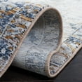 thumbnail image 5 of SAFAVIEH Moondust Brion Oriental Polyester Area Rug, Grey/Blue, 5'3" x 7'7", 5 of 8