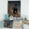 thumbnail image 3 of Designart 'Close Up Of Thoroughbred Nonius Stallion Horse I' Farmhouse Framed Art Print, 3 of 4