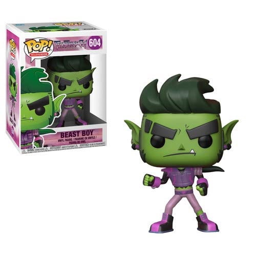 funko pop! tv: teen titans go! the night begins to shine - beast boy collectible figure