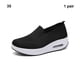 thumbnail image 4 of Qarigey Mocasines Fly Weave para mujer, zapatos para caminar al aire libre, zapatos planos duraderos ligeros, zapatos calados informales de Calzado Negro treinta y cinco, 4 of 6