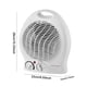 thumbnail image 2 of Calentador De Ventilador Eléctrico Máquina de calefacción de escritorio, calentador de ventilador doméstico de 1000W/2000W para dormitorio doméstico de invierno, 2 of 6