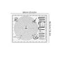 thumbnail image 2 of Extra Large Non Stick EVA Baking Mat With Measurement Markings For Rolling Dough And Kitchen Countertop, 2 of 3