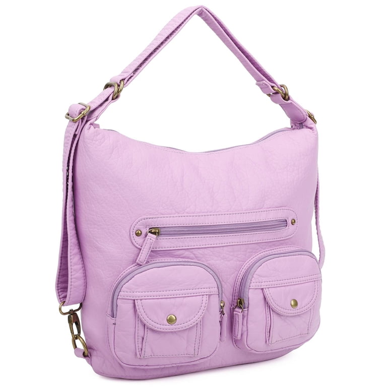 Convertible Womens Multi Functional Crossbody Backpack Bag  display picture 2