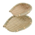 thumbnail image 4 of MasteelfCA 2pcs Handmade Bamboo Basket Creative Bamboo Woven Storage Baske for Home, 4 of 8
