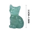 thumbnail image 2 of Fiudx Escultura de Cristal de Ópalo, Figura de Piedra Natural, Decoración Feng Shui, Mejora La Autoestima, Ayuda a La Relajación, Regalo para El Hogar y La Oficina, 7,6 Cm de Altura, 2 of 4