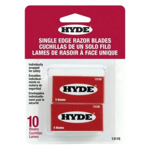 Hyde Tools: Single Edge Razor Blades, 10-Pack