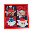 thumbnail image 3 of 4 Pairs Christmas Socks Cute Xmas Novelty Socks for Festival Fancy Christmas Style A, 3 of 9