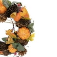 thumbnail image 2 of Northlight Speckled Pumpkins, Vine and Pinecone Artificial Fall Harvest Small Twig Wreath - 13.5", 2 of 3