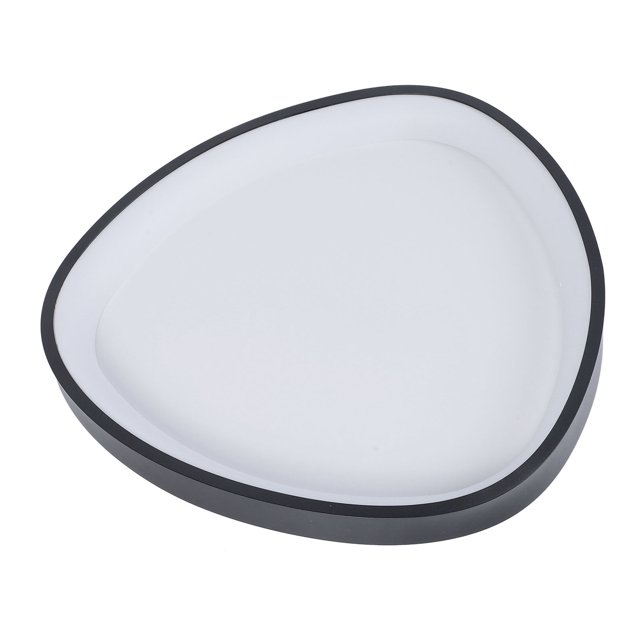 Luz De Techo De Montaje De Lavado De LED De 16.5 Pulgadas, Control Remoto De Luz Plana, Lámpara De Techo De Bajo Perfil Bajo En Forma De Triángulo Ovalado Moderna Para