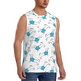 thumbnail image 2 of Haiem Men's Dachshund Dog Puppy Print Tank Tops Summer Sleeveless Cut Off Workout T-Shirts Fitness Vest Athletic Undershirts-3X-Large, 2 of 8