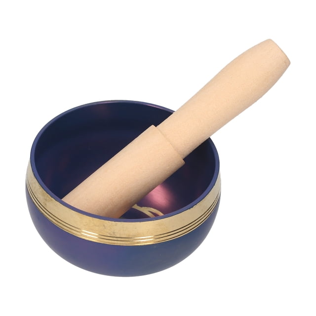Cuenco de sonido de Buda Juego de cuencos tibetanos para cantar. cuenco de sonido de Buda y mazo de madera. cuenco de Charka. cuenco de sonido para meditación con mazo. palo de madera para curar la at Maboto Cuenco de sonido de Buda