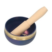 Ametoys Tibetan Singing Bowl Set Buddha Sound Bowl and Wood Mallet Charka Bowl Meditation Sound Bowl with Mallet Wooden Stick for Healing Mindfulness Relaxation Yoga