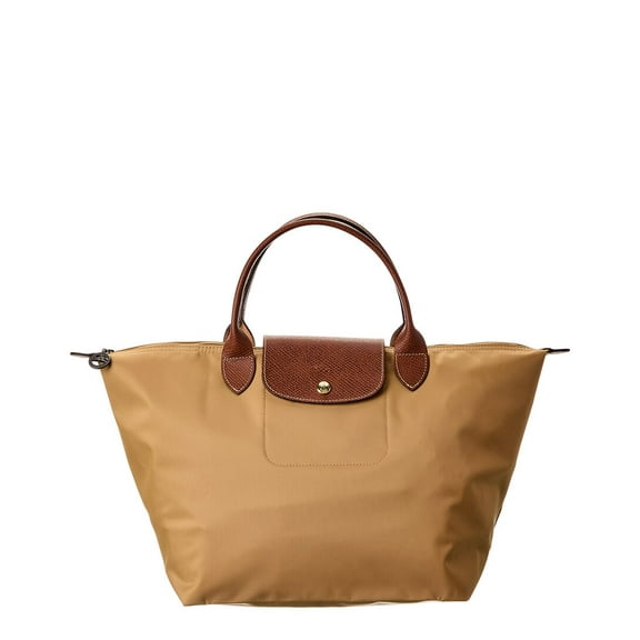 Longchamp Le Pliage Original Medium Canvas Handbag, Brown