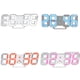 thumbnail image 2 of Reloj despertador electrónico 3D Luminoso Digital LED USB Power Reloj de pared Dígitos altamente visibles Scienceny DZ4337-01B, 2 of 2