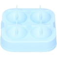 thumbnail image 5 of Molde para hacer bolas de hielo, bandeja redonda de silicona con 4 orificios y embudo con tapa, herramientas de bricolaje hechas a mano, 5 of 5